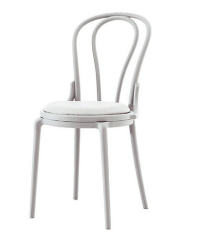 D856-12 8320PU餐椅 白色