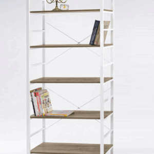 D857-Z065 白色五層書架