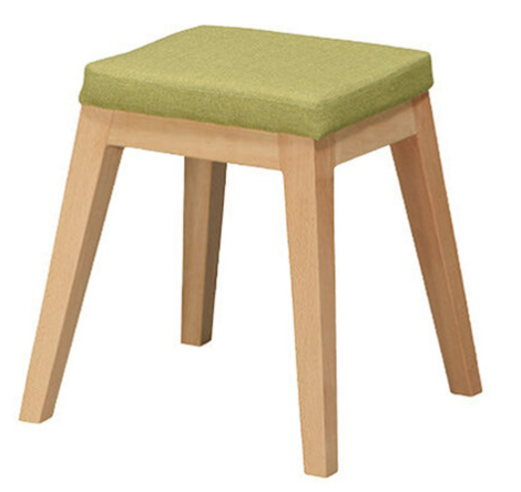 D856-19 日系短凳綠