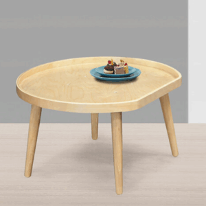 D857-Z067 D型小茶几原木色