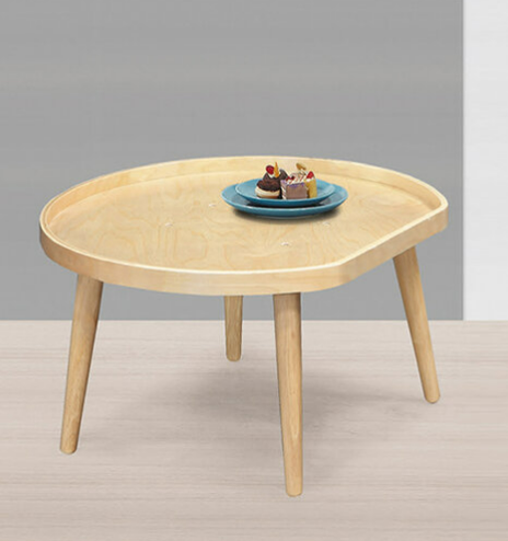 D857-Z067 D型小茶几原木色