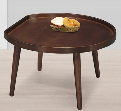 D857-Z068 D型小茶几 胡桃色