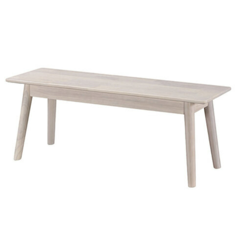 D856-23 和風實木板條椅水洗白