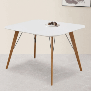 D858-Z072 米蘭達白色餐桌