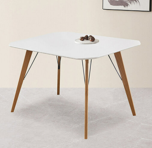 D858-Z072 米蘭達白色餐桌