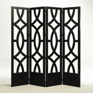 D859-Z086 荷西黑色裸空屏風 不可拆賣