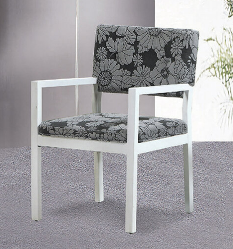 D858-Z076 佩朵白色餐椅