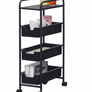 D859-Z092 C20 雪花黑色四層收納架 DIY