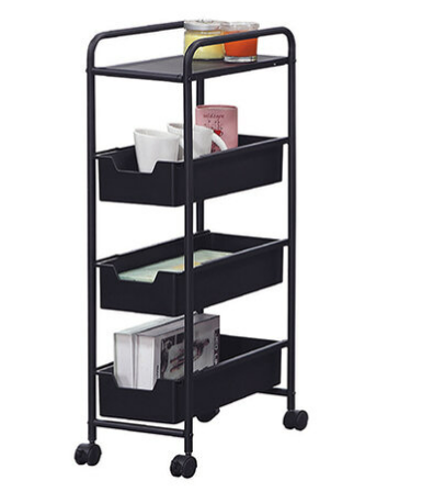 D859-Z092 C20 雪花黑色四層收納架 DIY