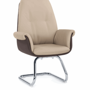 A1654-3 安蒂洽談椅 米白色 皮 扶手高67.5cm/坐高48.5cm