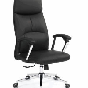 A1656-1 夏洛蒂辦公椅 高背 黑色 皮 扶手高69~75公分