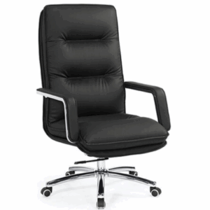 A1659-1 布蘭德辦公椅 黑色 皮 扶手高65~71公分