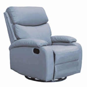 C728-2 H17休閒椅 淺灰皮