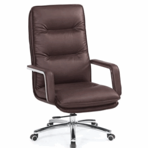 A1660-2 布蘭德辦公椅 咖啡色 皮 扶手高65~71公分