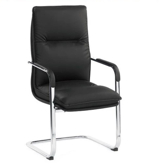 A1659-3 布蘭德洽談椅 黑色 皮 坐高49公分，扶手高66公分