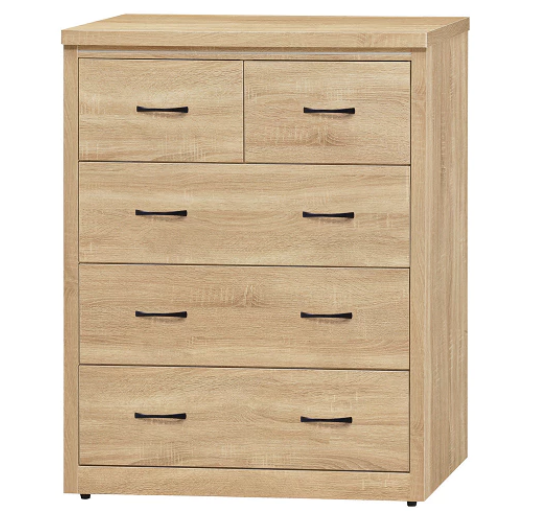 E233-5 原切橡木大四斗櫃