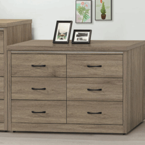 E232-2 灰橡色4尺六斗櫃