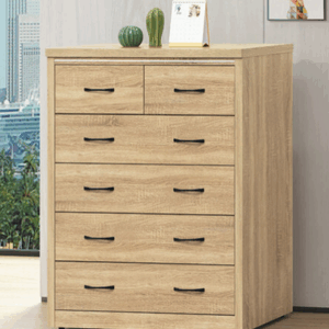 E233-6 原切橡木大五斗櫃