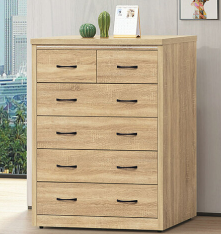 E233-6 原切橡木大五斗櫃