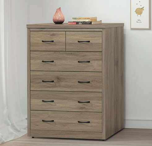 E232-4 灰橡色五斗櫃