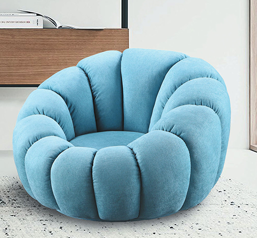 C727-7 A96-2休閒椅藍綠布