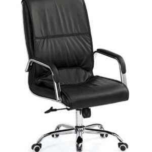 A1662-1 約瑟夫辦公椅 黑色 皮 扶手高66~75公分