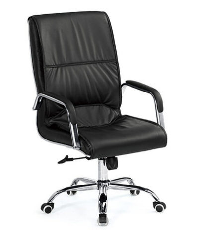 A1662-1 約瑟夫辦公椅 黑色 皮 扶手高66~75公分
