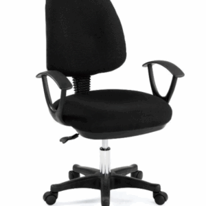 A1662-6 格倫辦公椅 黑色 布 扶手高56~64cm