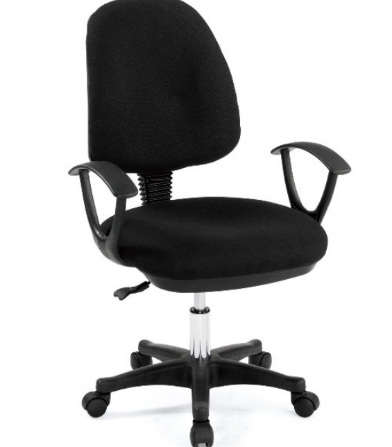 A1662-6 格倫辦公椅 黑色 布 扶手高56~64cm