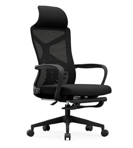 A1664-1 克勞斯午休椅 黑色 布 扶手高62~72公分