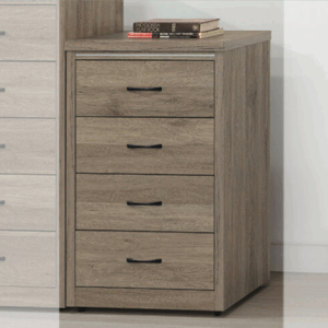 E234-3 2尺灰橡色四斗櫃