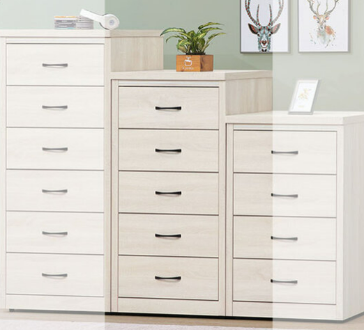 E234-5 2尺白原切五斗櫃