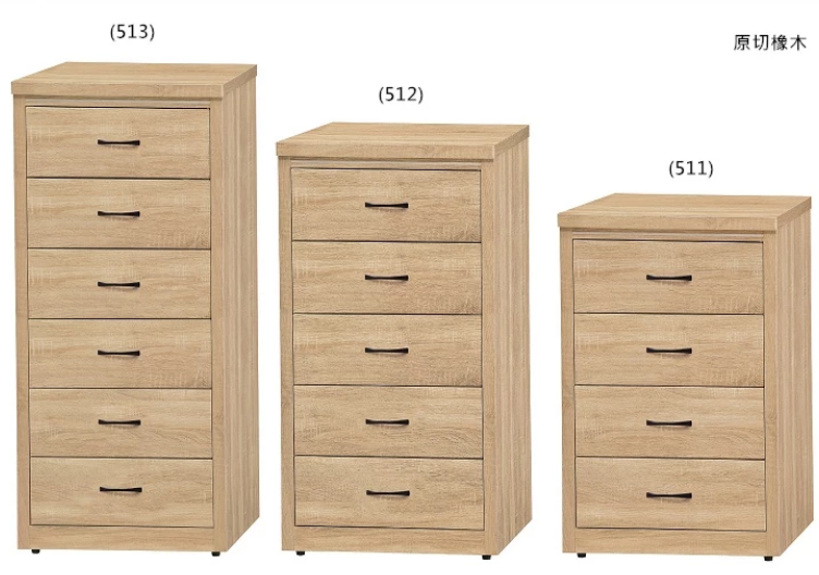 E234-7 原切橡木2尺四斗櫃