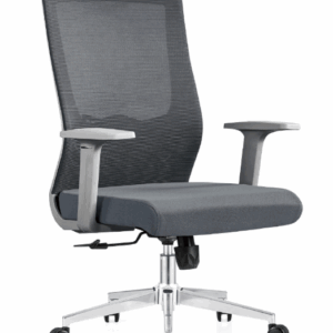 A1666-2 列維斯網椅 低背 灰色 布