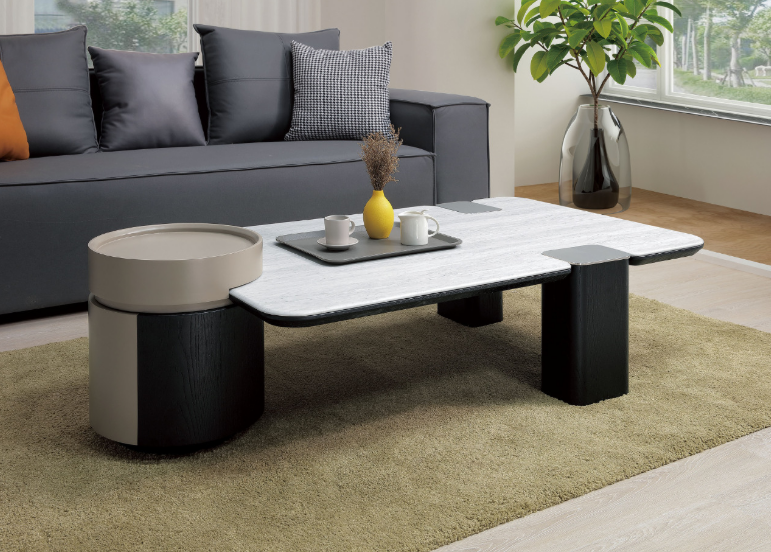 A261-03瑪克辛石面大茶几