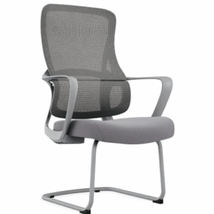 A1667-3 格雷斯人體工學洽談椅 灰色 布 扶手高48/坐高48cm