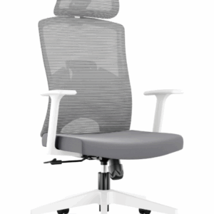 A1667-4 恩尼網椅 高背 白色 布 扶手高59~69公分