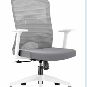 A1667-5 恩尼網椅 低背 白色 布 扶手高59~69公分