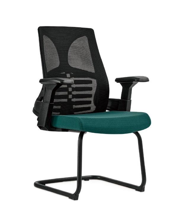 A1668-3 費尼安洽談椅 黑色 布 扶手高68公分 坐高45.5公分