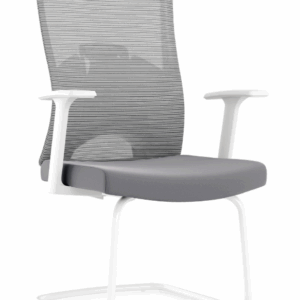A1667-6 恩尼洽談椅 白色 布 扶手高65公分 坐高46.5公分)