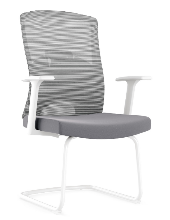 A1667-6 恩尼洽談椅 白色 布 扶手高65公分 坐高46.5公分)