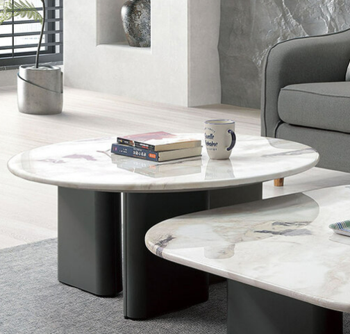 A251-02亞利斯石面圓茶几