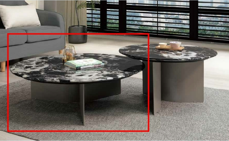 A251-03艾格石面大圓茶几