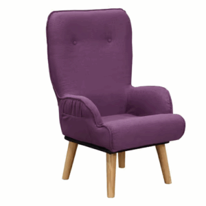 529-3日風紫色休閒旋轉椅 (坐寬39坐深47坐高45cm)(布套不可拆洗)