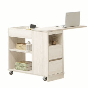 541-2潔妮詩旋轉桌面邊几 (桌面可360度旋轉，附USB自動斷電插座)