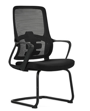 A1670-6依丹洽談椅 黑色 布   扶手高65公分 坐高45公分