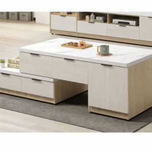 540-3庫克4尺八抽伸縮大茶几 (門內無隔板.門片單面開)