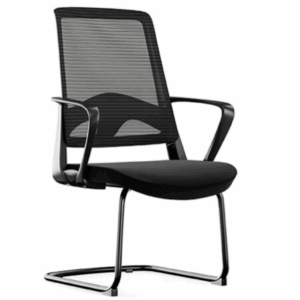 A1671-6 丹肯洽談椅 黑色 布 扶手高64公分 坐高44.5公分