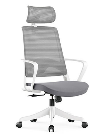 A1672-4 達德里網椅 高背 白色 布 扶手高62~72公分