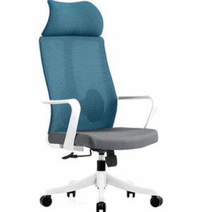 A1673-1麗貝卡網椅 高背 白色 布   扶手高61~71公分